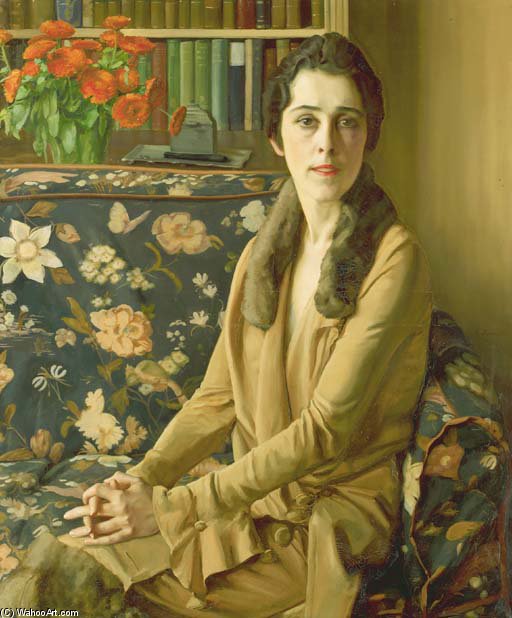Portrait Of Mrs. Louise Morgan — Konstantin Andreevic Somov