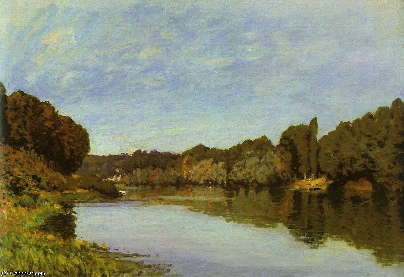 The Seine At Bougival, Musée D'orsay, Paris. — Alfred Sisley