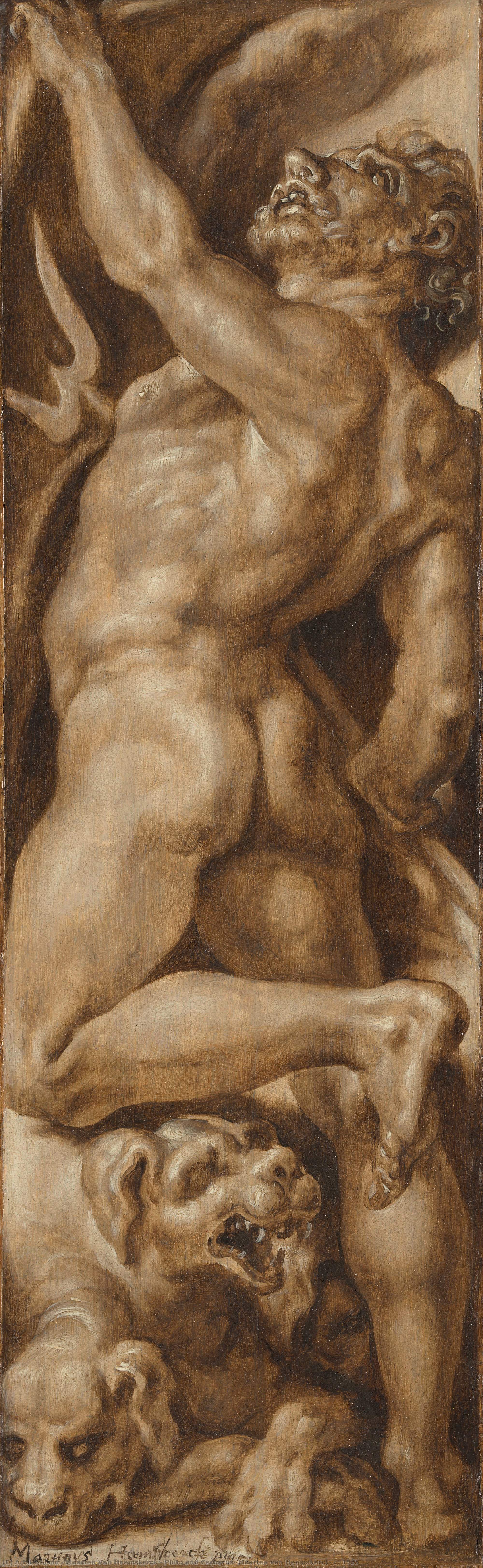 Pluto And Cerberus, Maarten Van Heemskerck, C. 1555 — Maarten Van Heemskerck