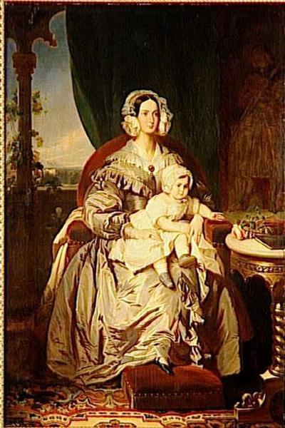 Marie Christine Caroline D'orleans, Duchesse De Wurtemberg (1813 1839) — Franz Xaver Winterhalter