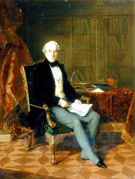 Portrait Of Henry Pelham-clinton Holding A Document In His Study — Henry Nelson O'neil
