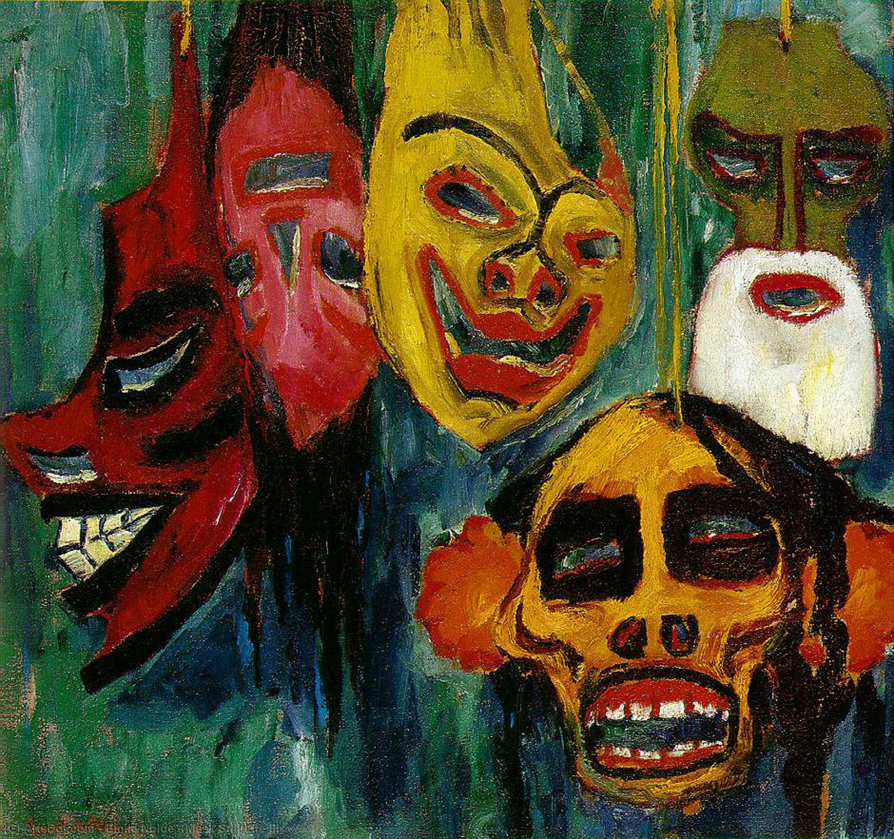 Mask Still Life Iii, — Emile Nolde