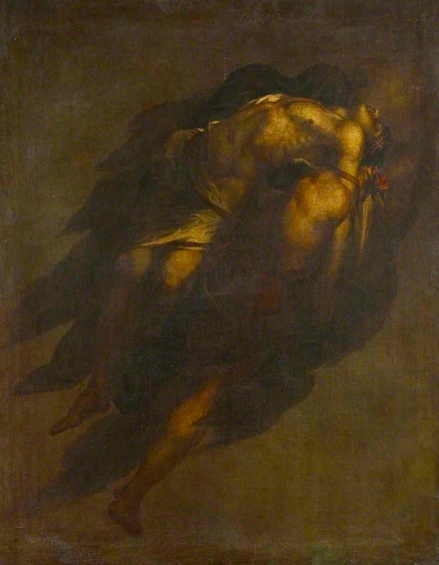 The Dead Sarpedon, Borne By Sleep And Death (from Homer's 'the Iliad') — David Scott