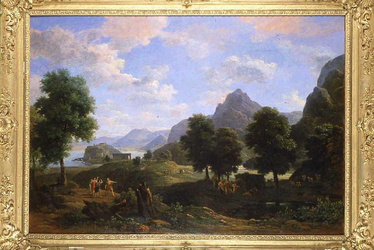 Vue Du Mont Pieria Et De La Ville De Dion — Jean-victor Bertin