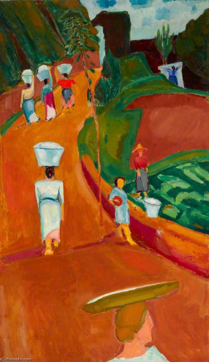 Basque Washerwoman — Martin Bloch