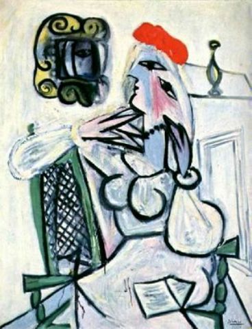Mujer Con Sombrero Rojo — Pablo Picasso
