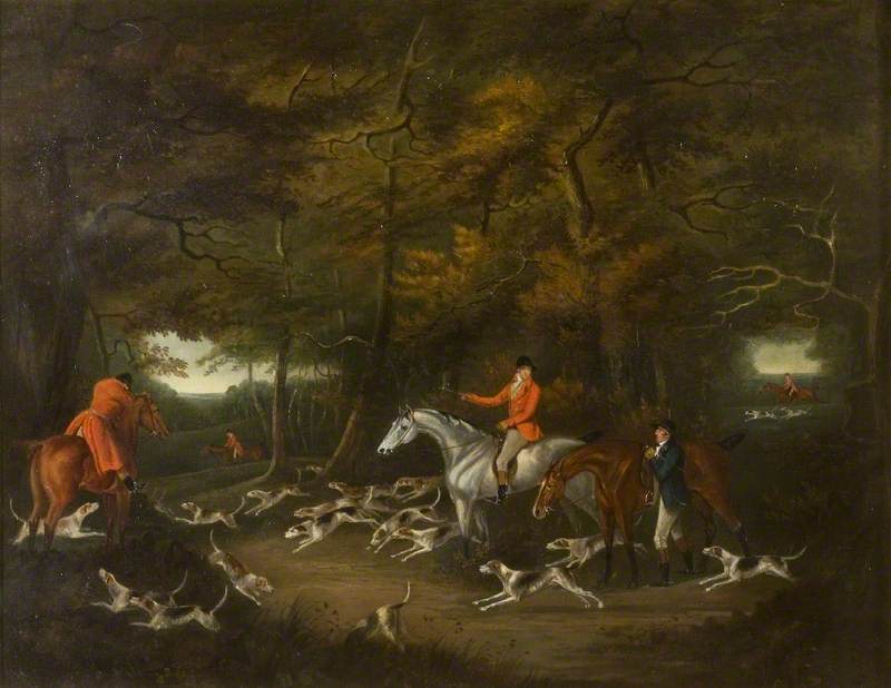 On The Scent In A Woodland Clearing — Dean Wolstenholme The Younger