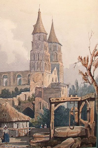 Abbey Church Ruins At Jumièges, Normandy, France — John Sell Cotman