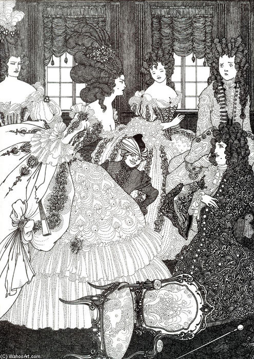The Battle Of The Beaux And The Belles — Aubrey Vincent Beardsley