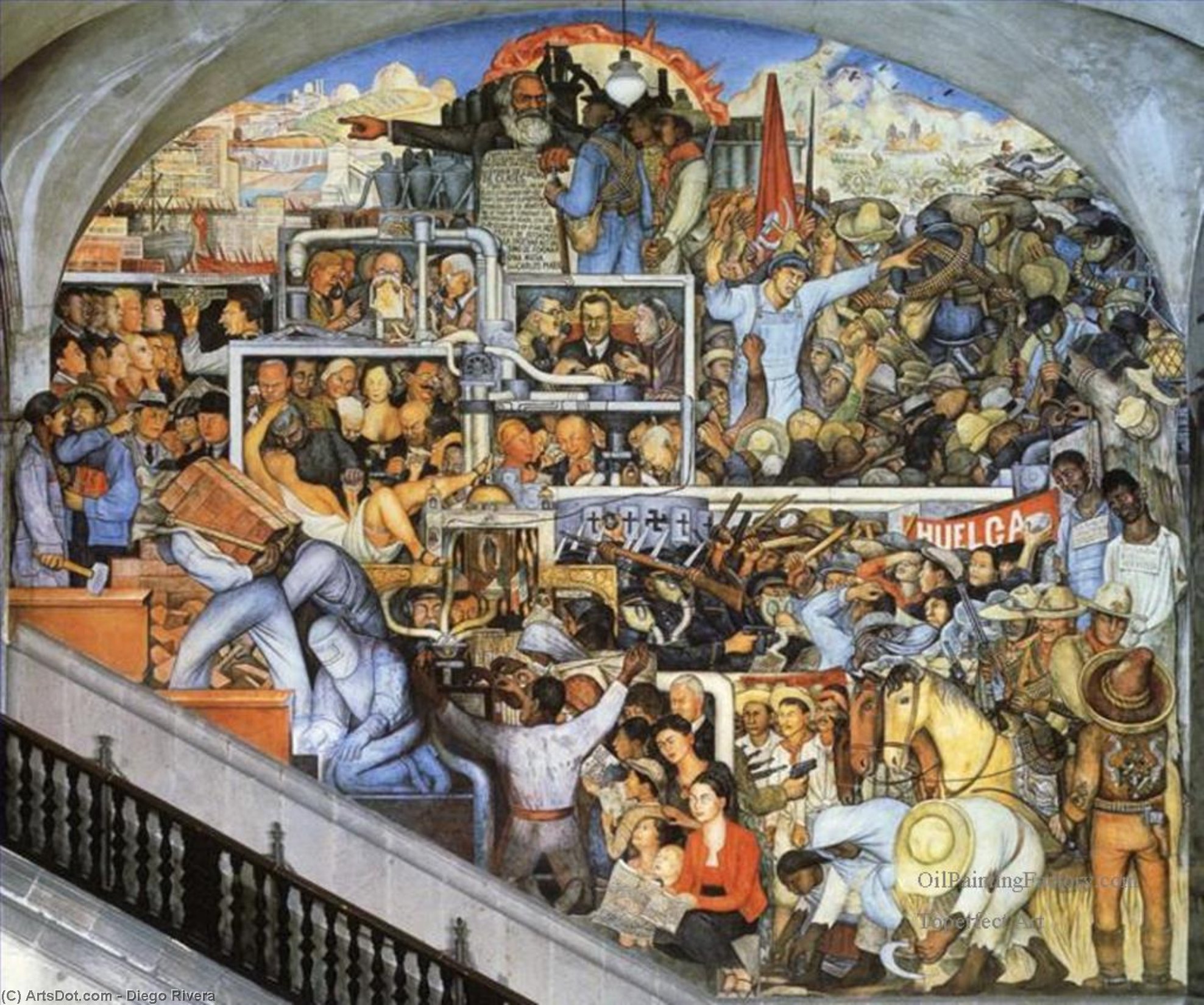 The History Of Mexico - The World Of Today And Tomorrow — Diego Rivera
