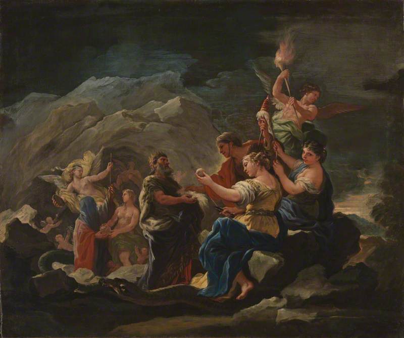 The Cave Of Eternity — Luca Giordano