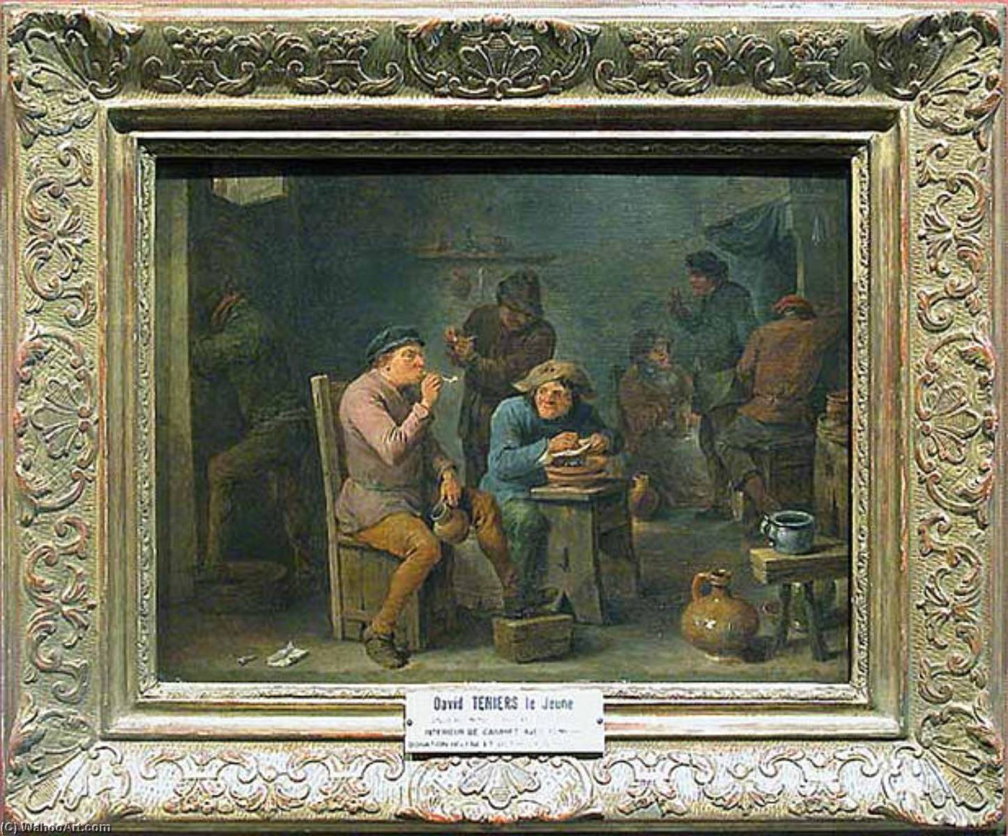 Intérieur De Cabaret Avec Fumeurs — David Teniers Ii Le Jeune