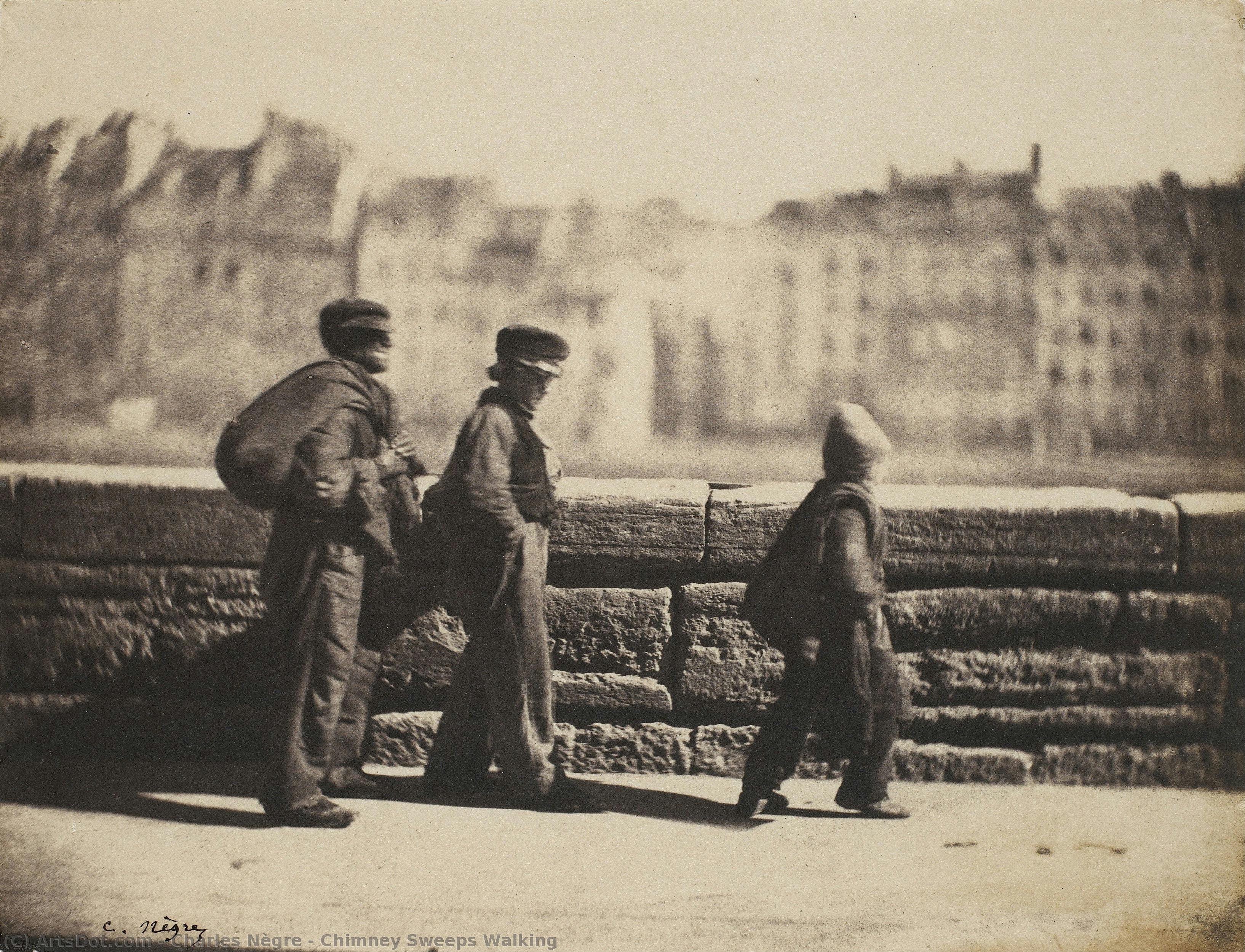 Chimney Sweeps Walking — Шарль Нègre