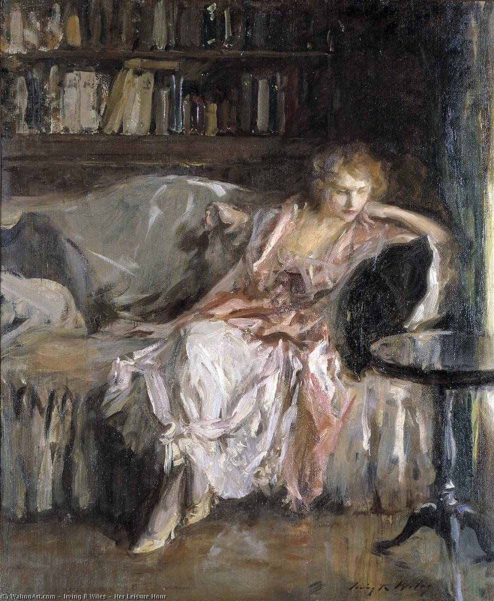 Her Leisure Hour — Irving Ramsey Wiles