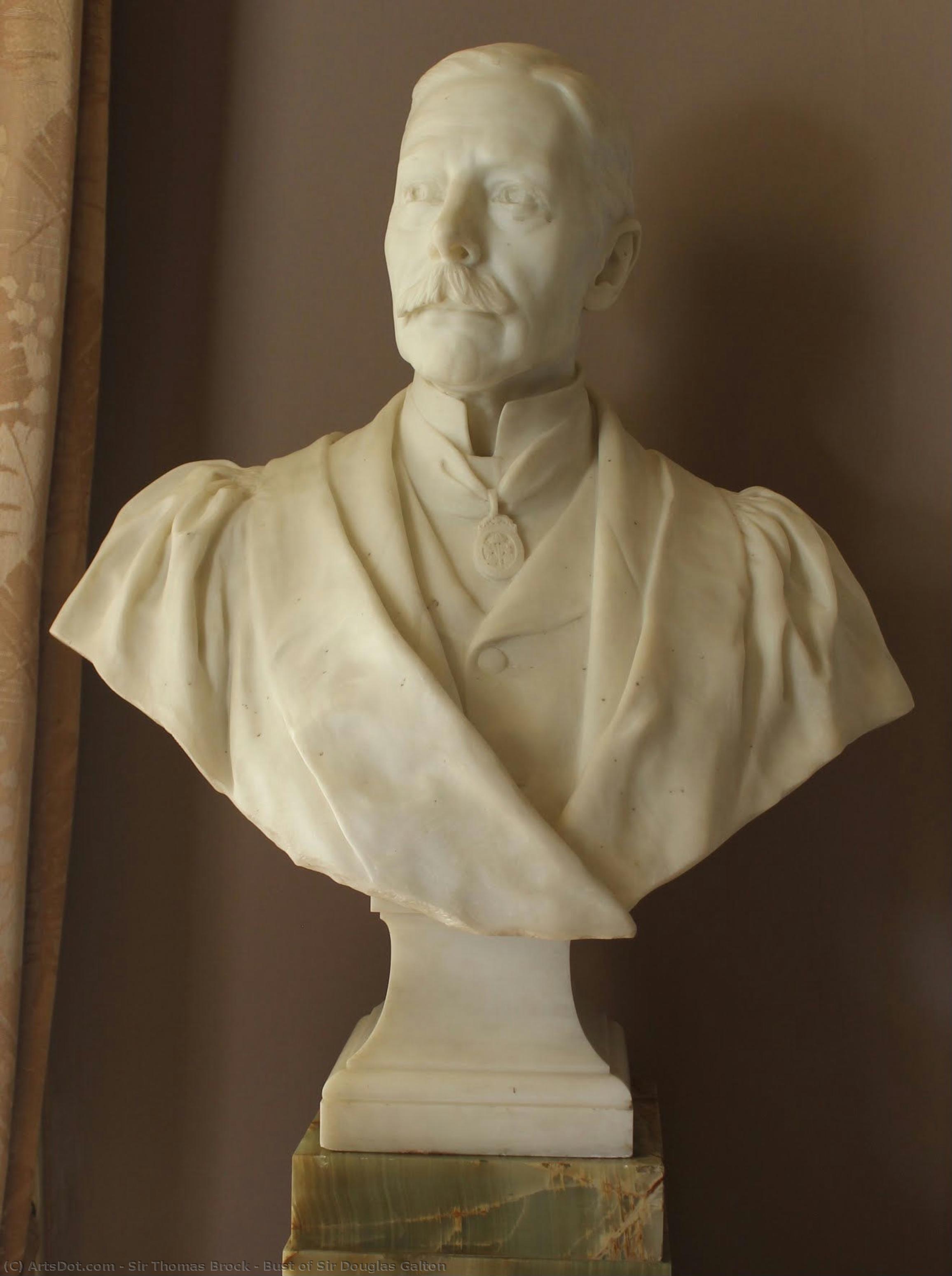 Bust Of Sir Douglas Galton — Sir Thomas Brock