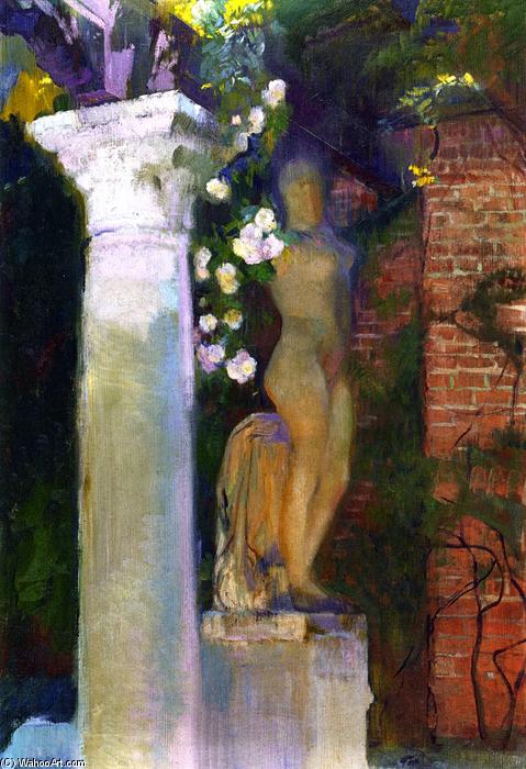 A Corner Of The Garden At Casa Sorolla — Joaquín Sorolla Y Bastida