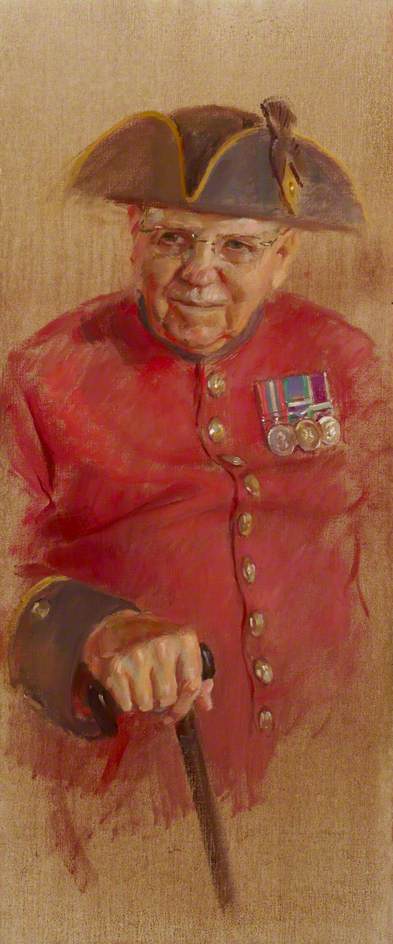 Chelsea Pensioners Charlie Parker, Royal Horse Artillery — June Mendoza