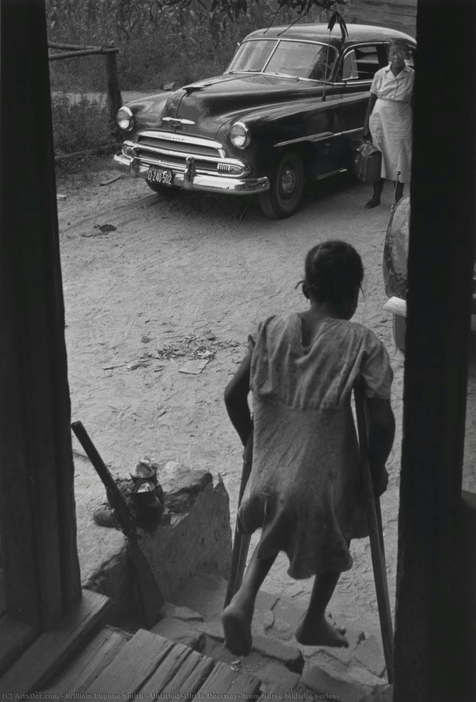 Untitled (girl In Doorway; From Nurse Midwife Series) — William Eugene Smith