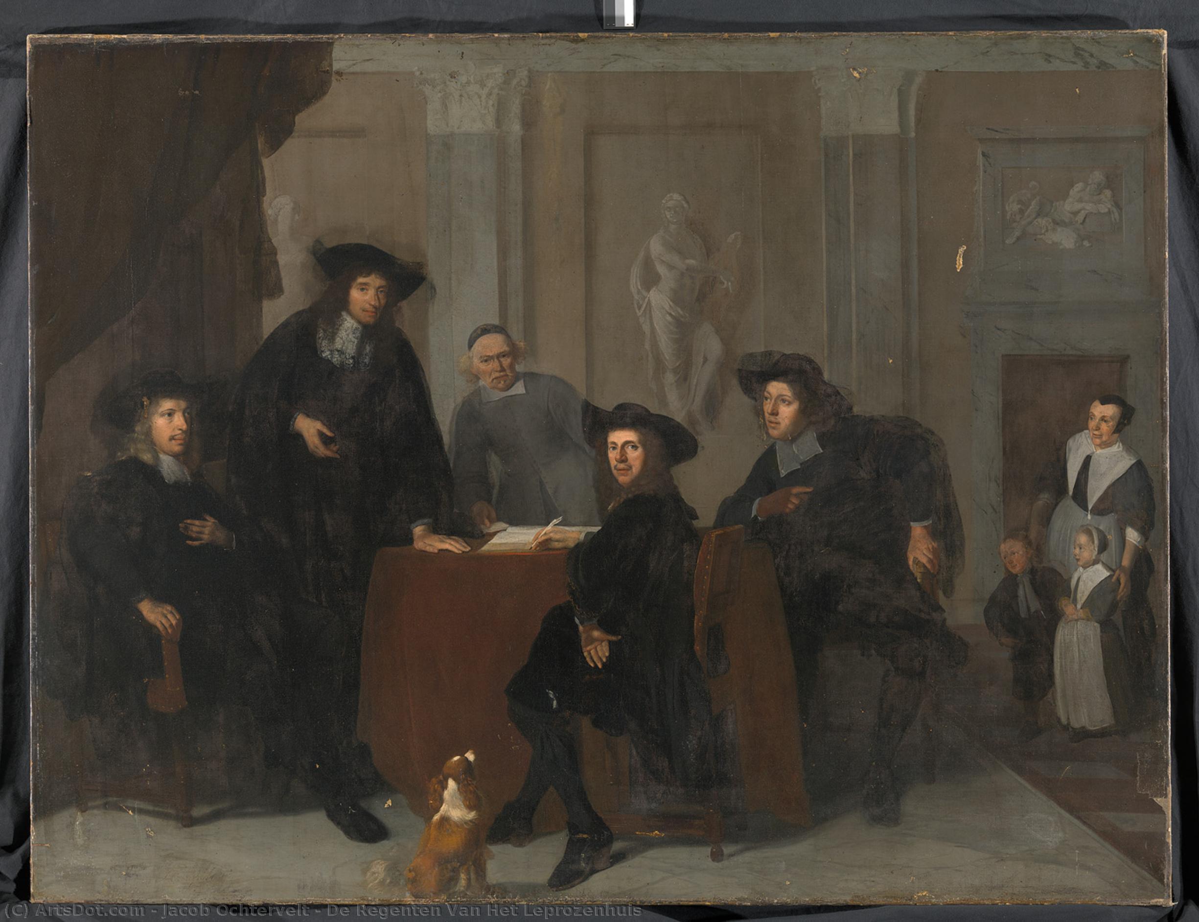 De Regenten Van Het Leprozenhuis — Jacob Ochtervelt