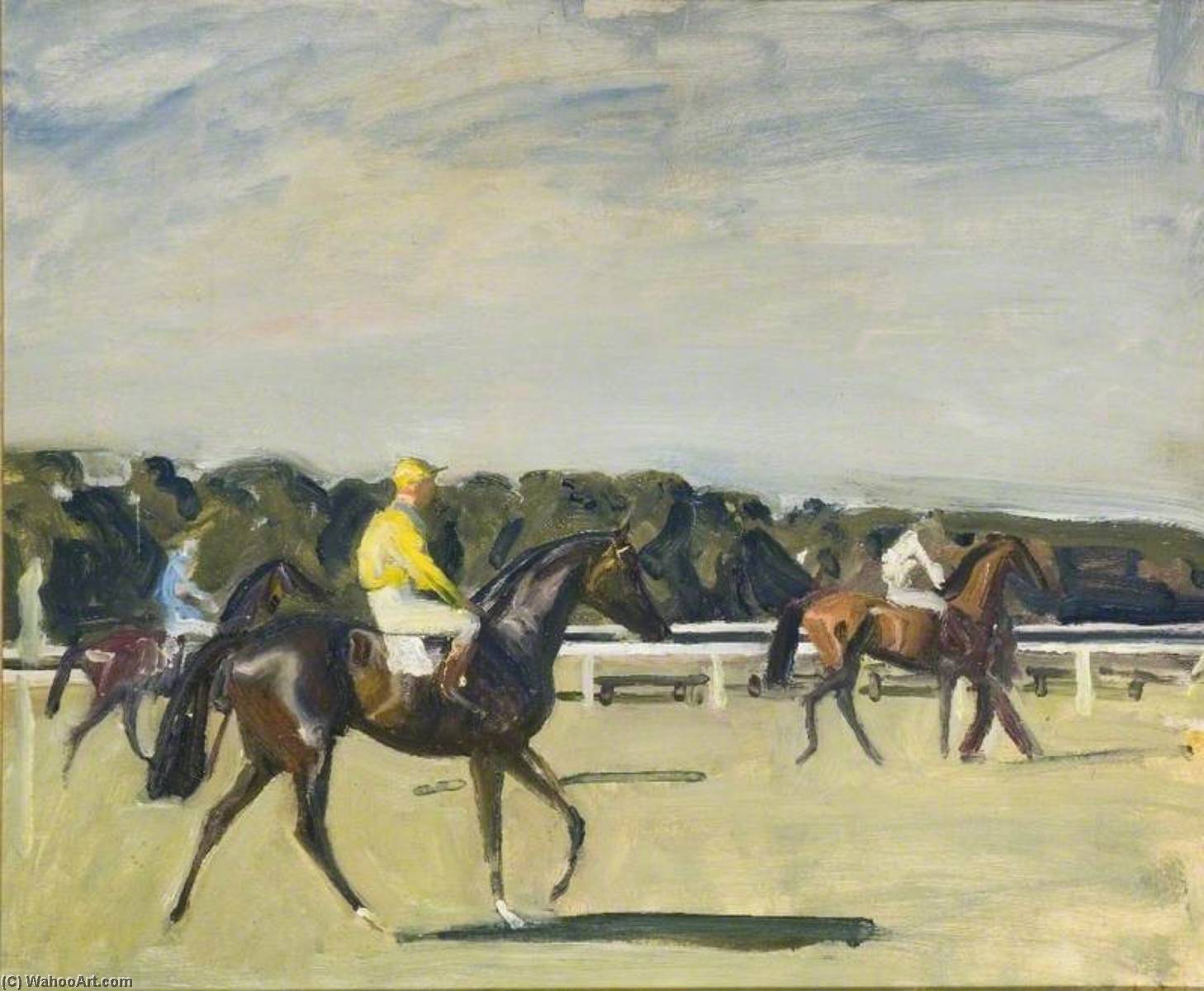 Trotting To The Start — Sir Alfred James Munnings