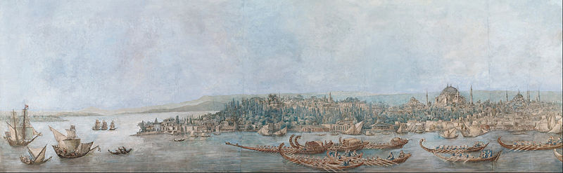François Cassas - Panorama Of Sarayburnu — Louis-françois Cassas