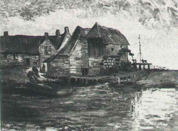 Water Mill At Gennep — フィンセント・ファン・ゴッホ