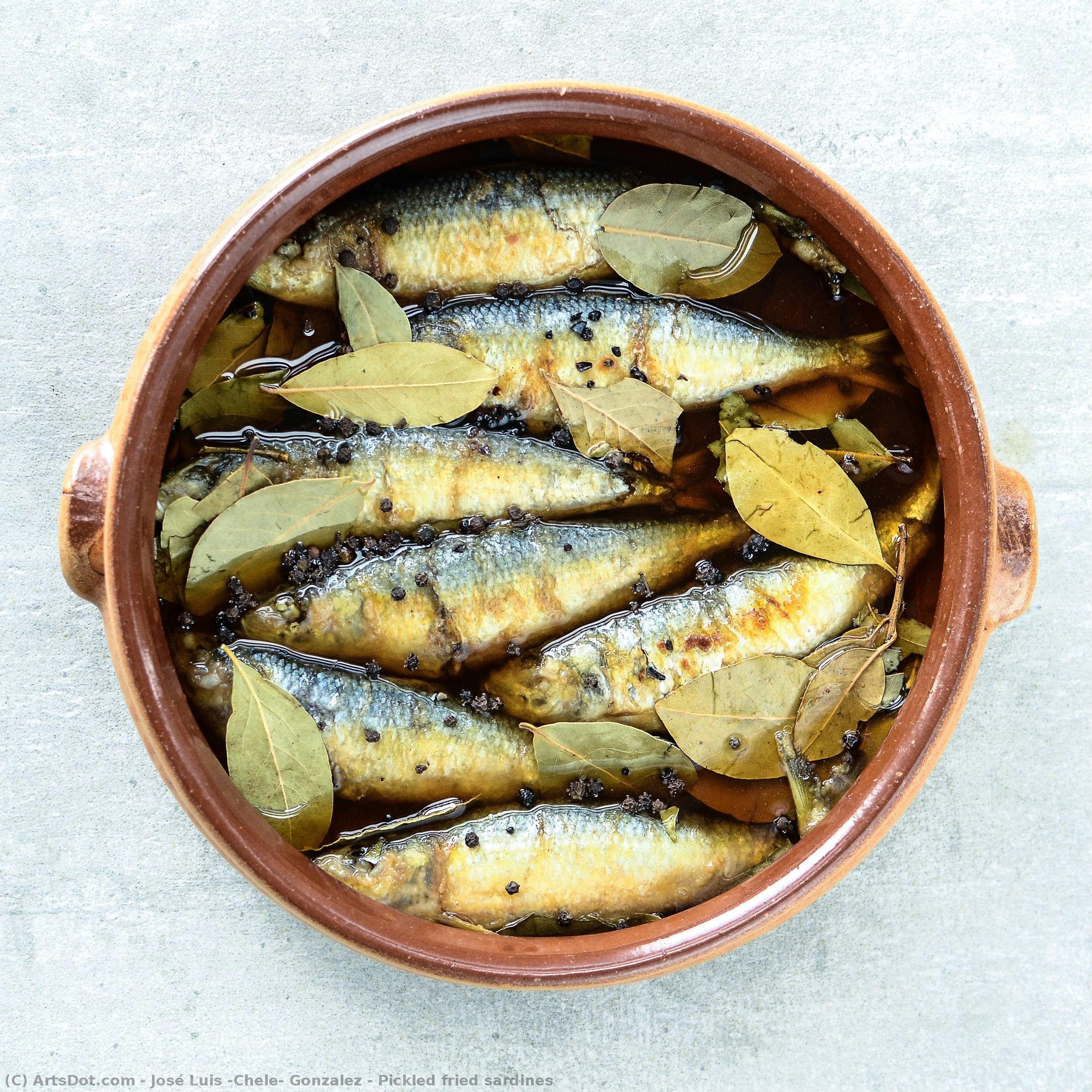 Pickled Fried Sardines — José Luis "chele" Gonzalez