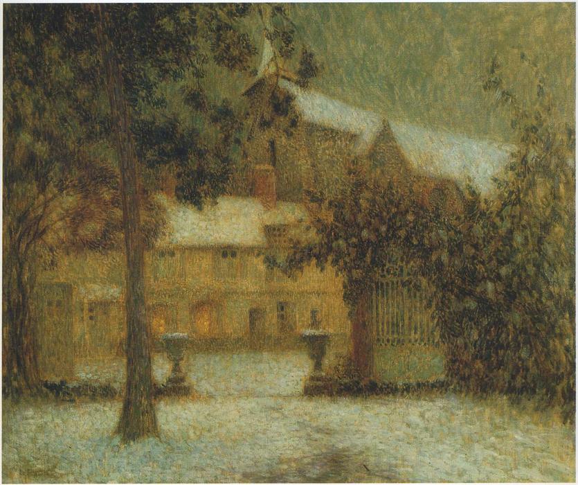 The House In The Snow — Henri Le Sidaner