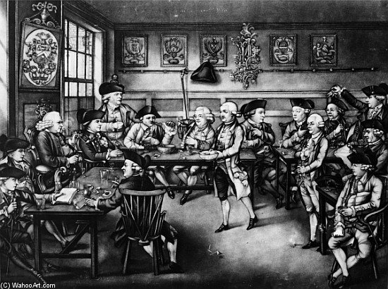 The Court Of Equity Or Convivial City Meeting — Robert Dighton