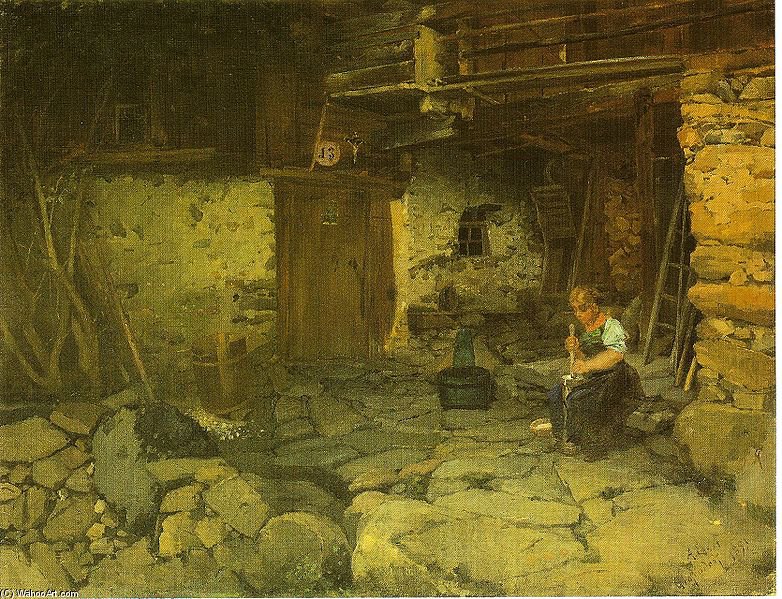 Farm In Grafendorf — Albin Egger Lienz