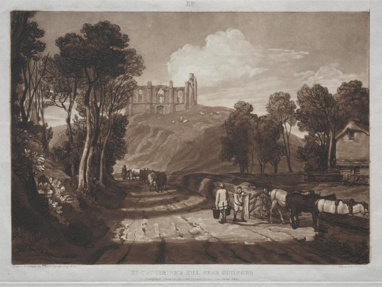 St. Catherine's Hill, Near Guilford — Joseph Mallord William Turner