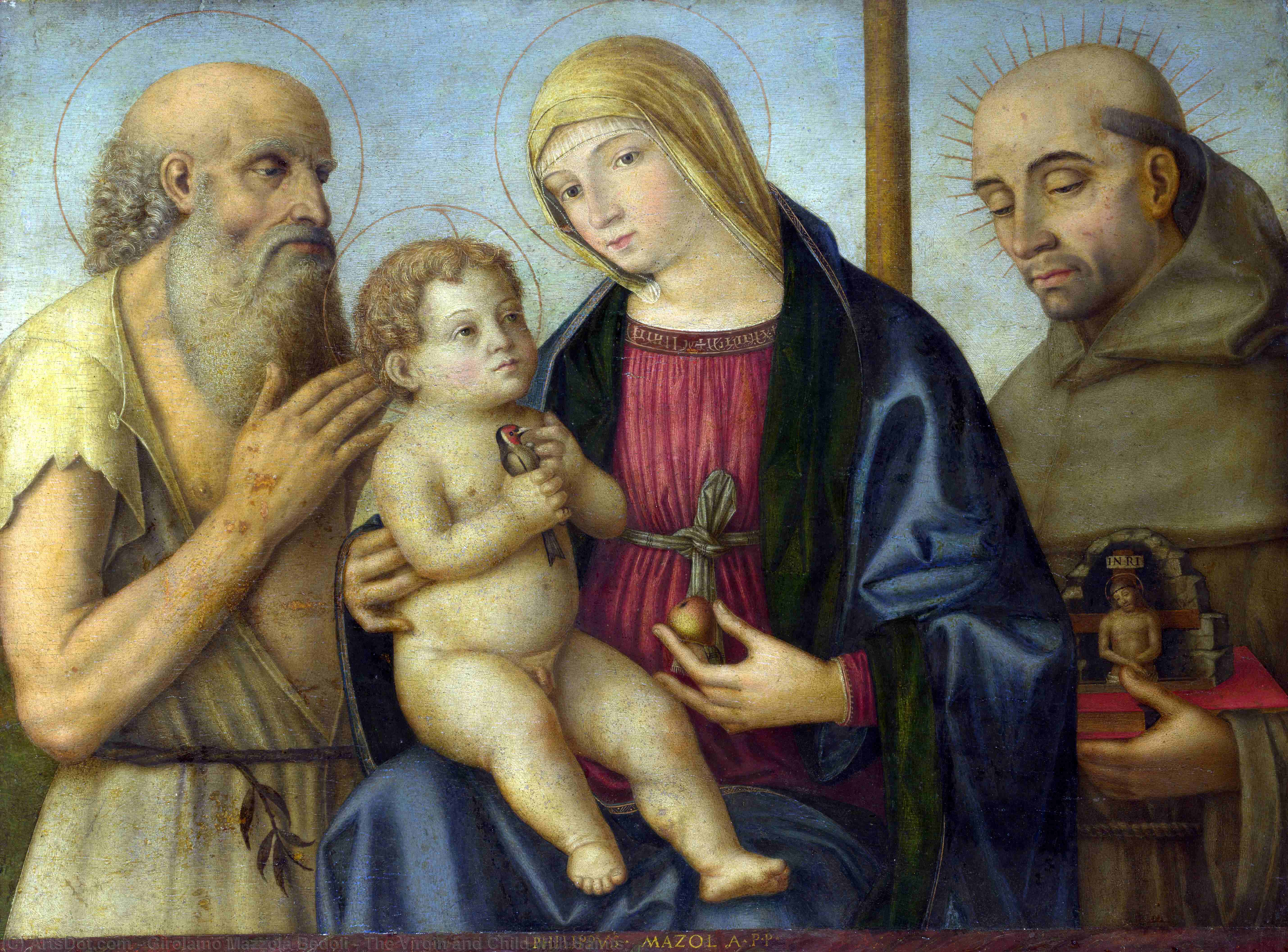 The Virgin And Child With Saints — Girolamo Mazzola Bedoli