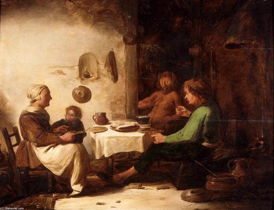 The Satyr And The Peasant Family — Benjamin Gerritsz Cuyp
