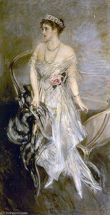 Mrs Leeds The Later Princess Anastasia Of Greece And Denmark — Giovanni Boldini
