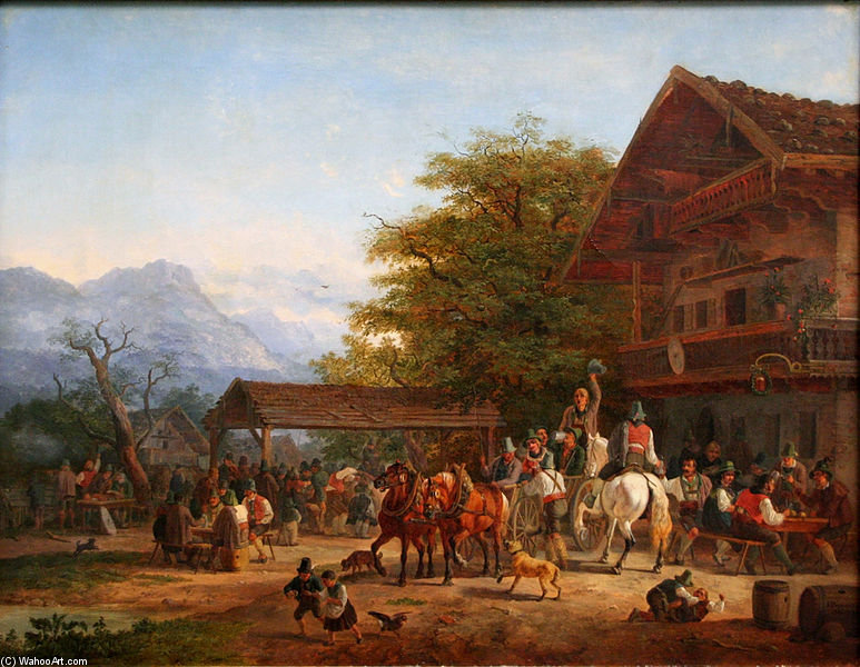 Tyrolean Fair — Heinrich Bürkel