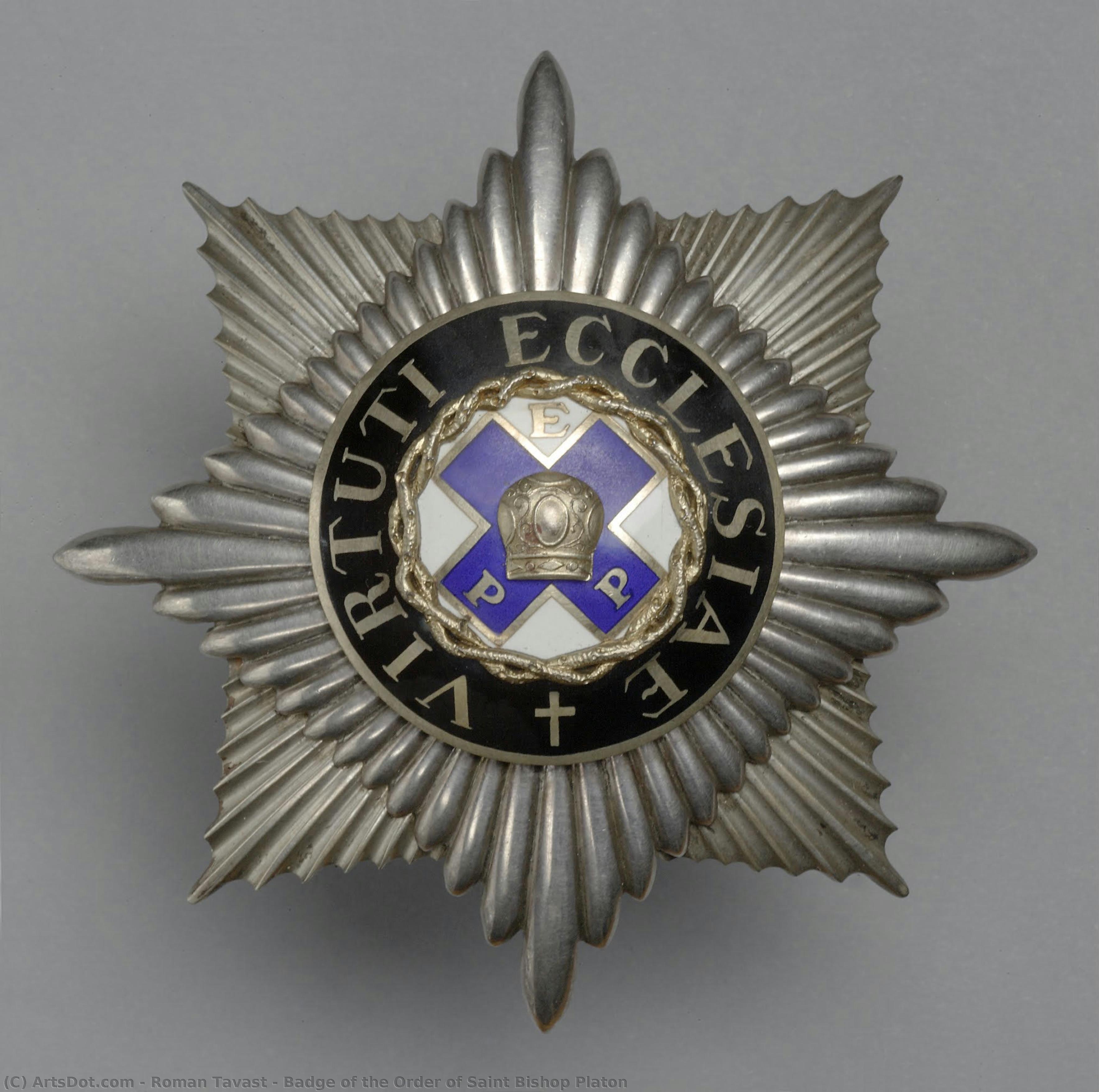 Badge Of The Order Of Saint Bishop Platon — Roman Tavast