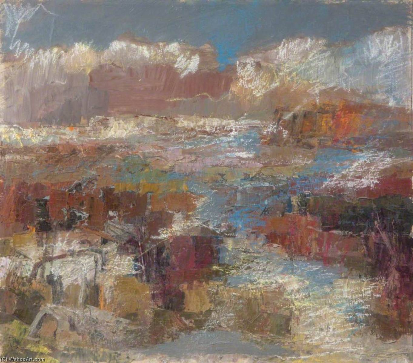 Sun On The Northern Ridge, Skomer — Ray Howard Jones