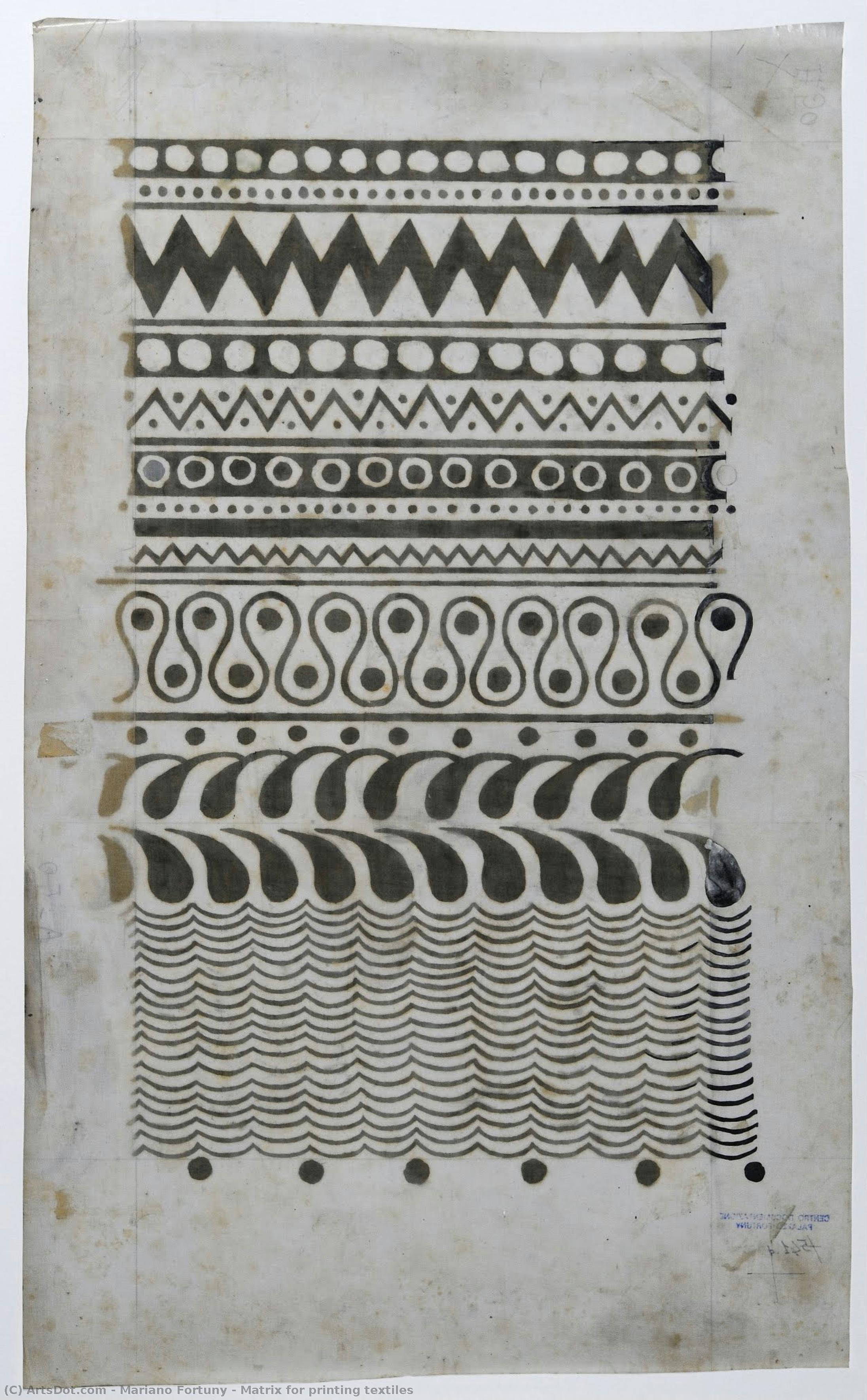 Matrix For Printing Textiles — マリアーノ・フォルトゥニー