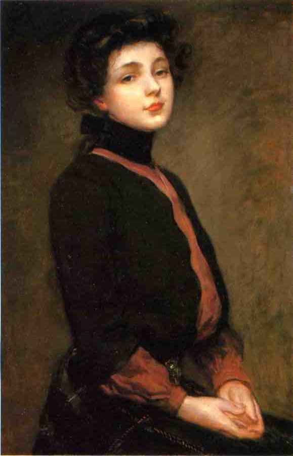 Portrait Of Evelyn Nesbitt 1 — James Carroll Beckwith