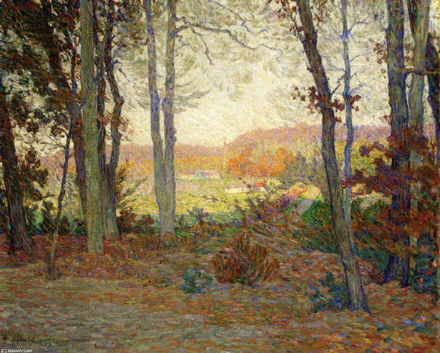 Landscape With House In The Woods In Saint Thomas, Antilles — Henri Lebasque