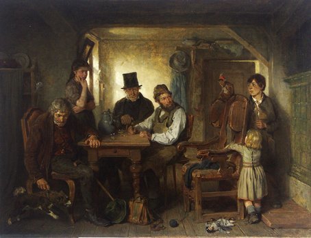 Besuch Des Schaustellers Dazogard — Hugo Wilhelm Kauffmann