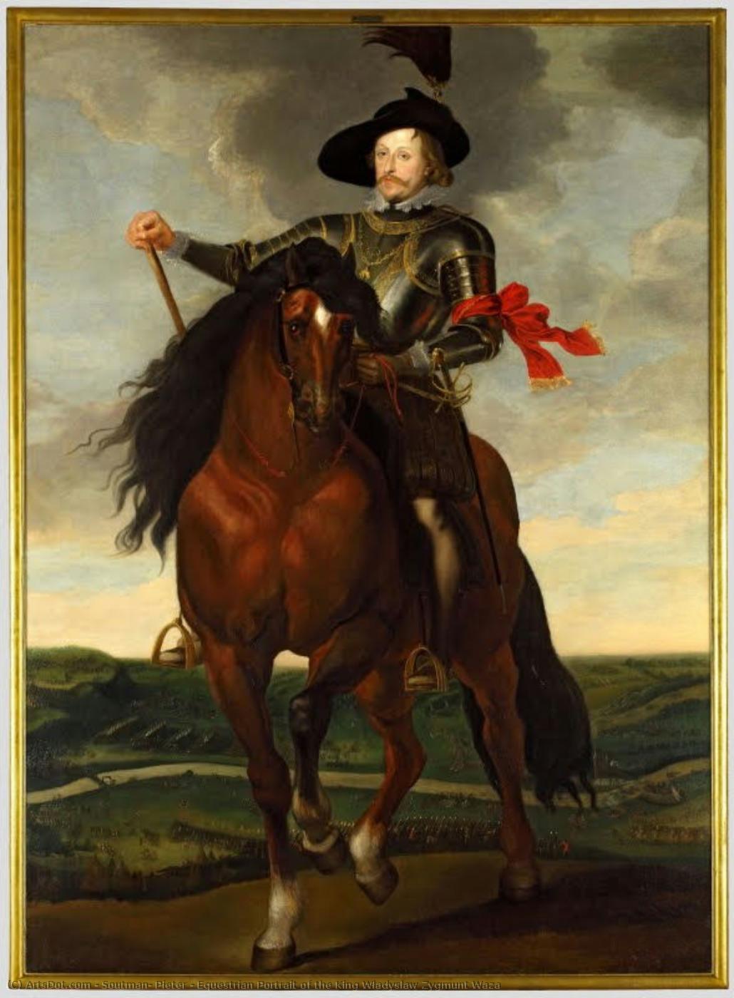 Equestrian Portrait Of The King Władysław Zygmunt Waza — Soutman, Pieter