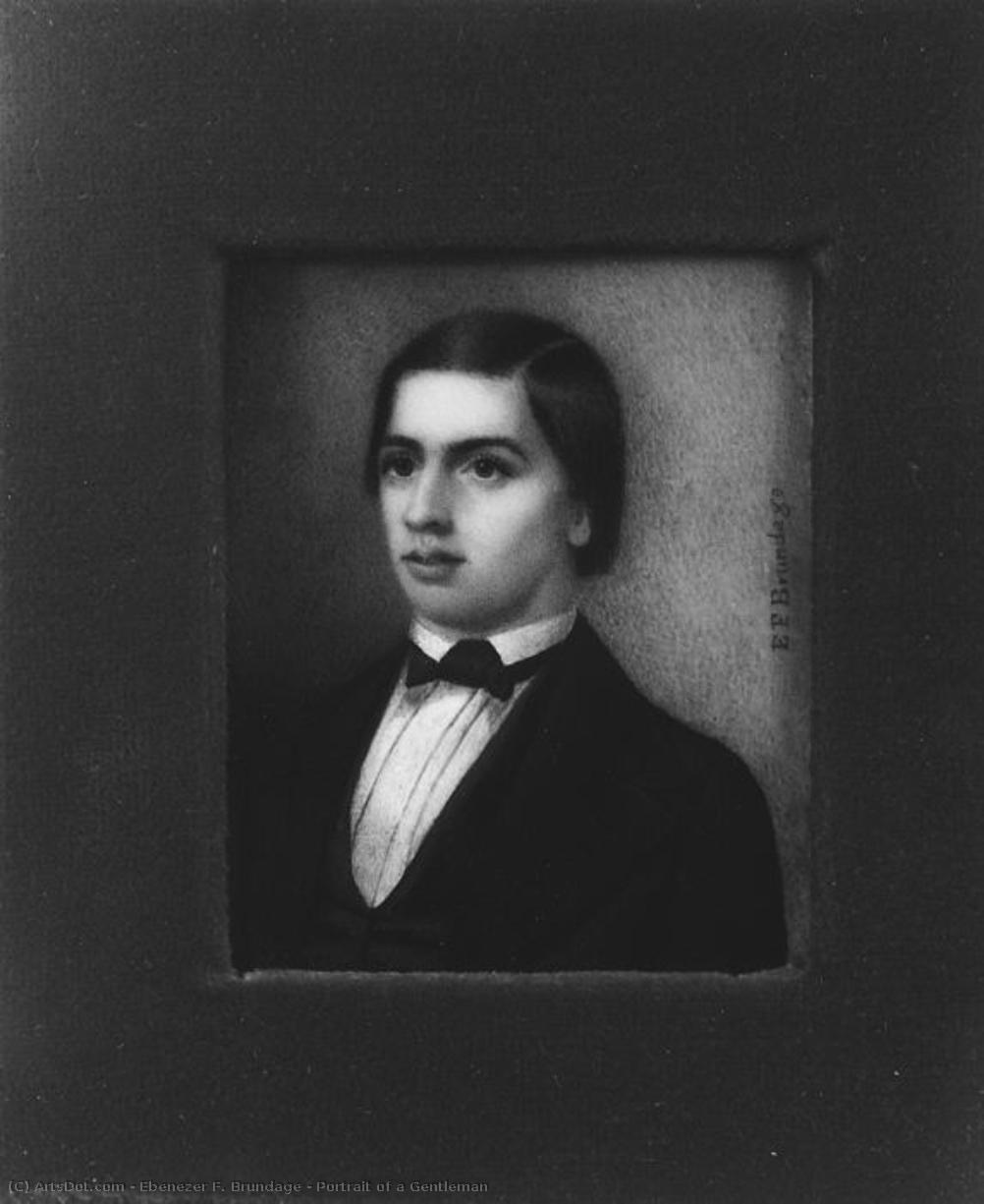 Portrait Of A Gentleman — Ebenezer F. Brundage