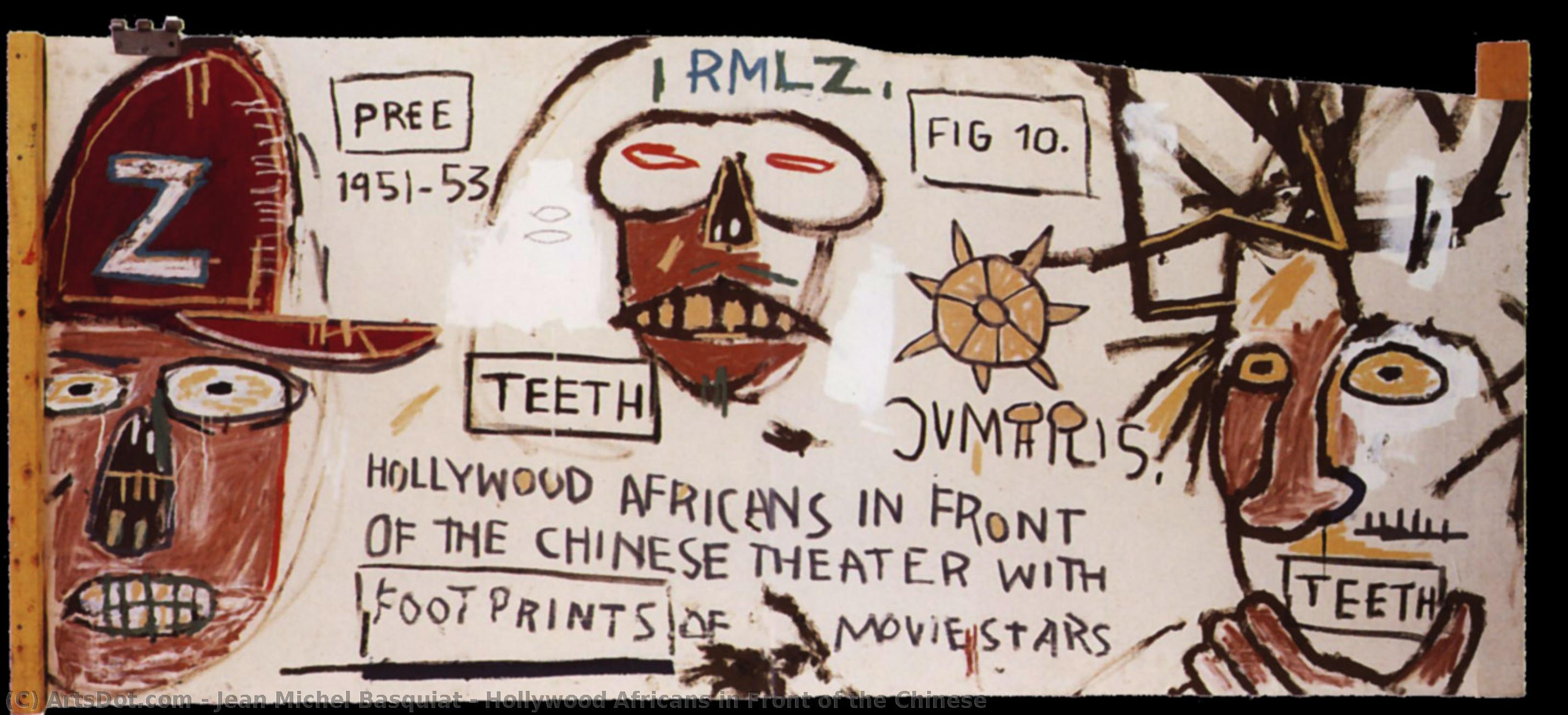 Hollywood Africans In Front Of The Chinese — Jean Michel Basquiat