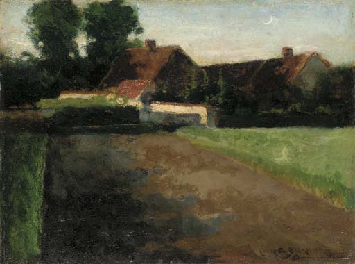 Back Of J.f. Millet's Garden — James Carroll Beckwith