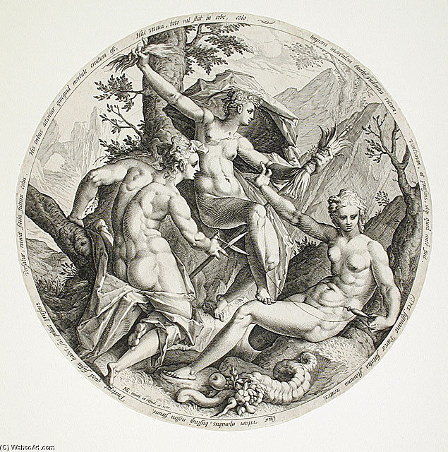 The Three Fates — Jacob Matham