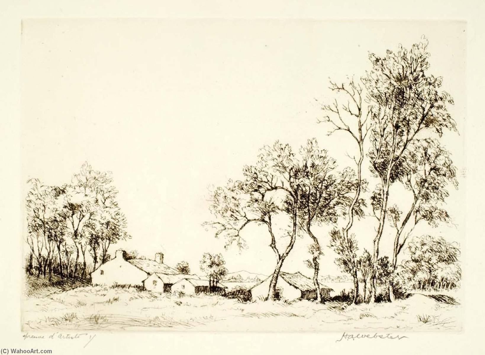Sur La Route Du Perrier — Herman Armour Webster