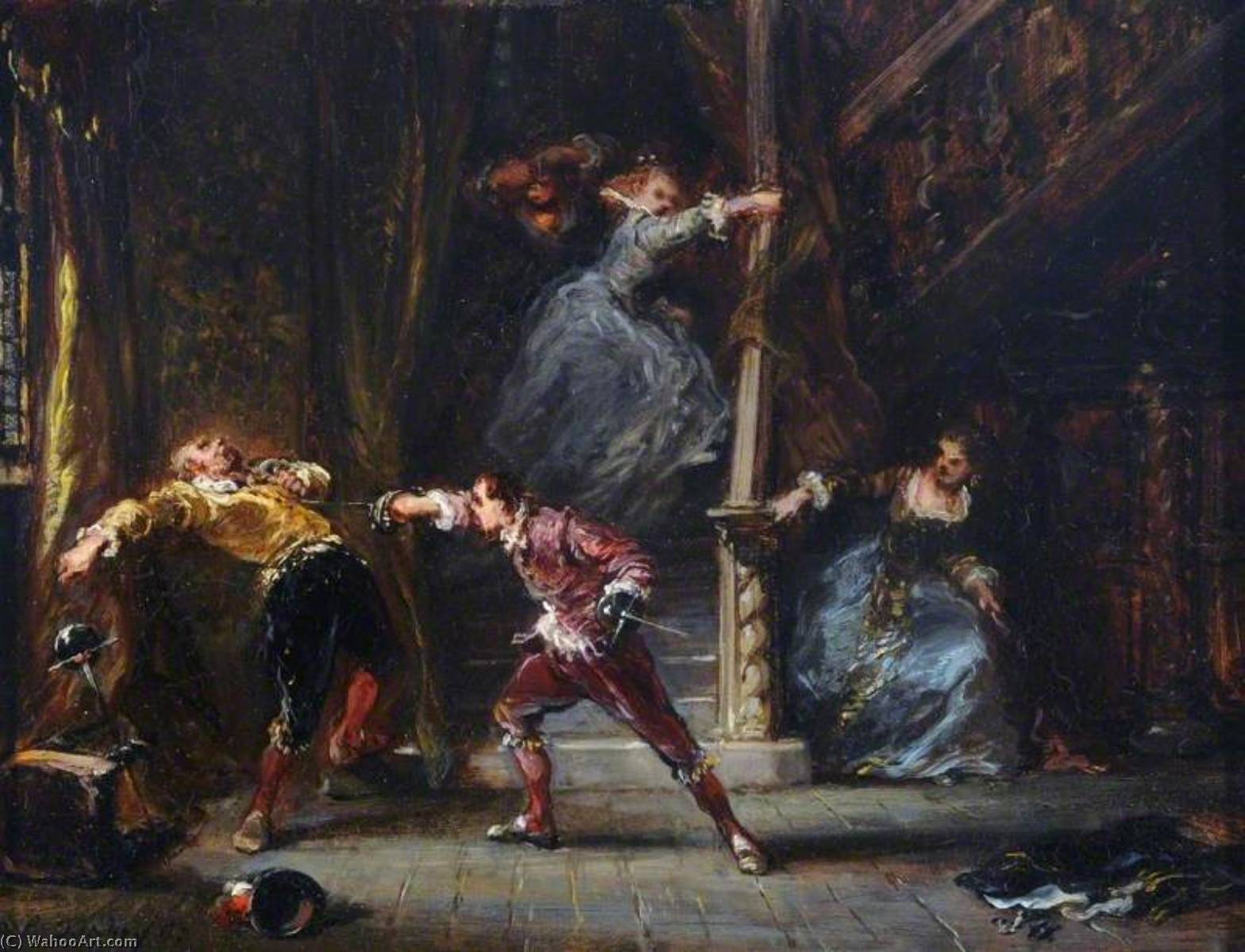 The Duel — Ežen Isabey