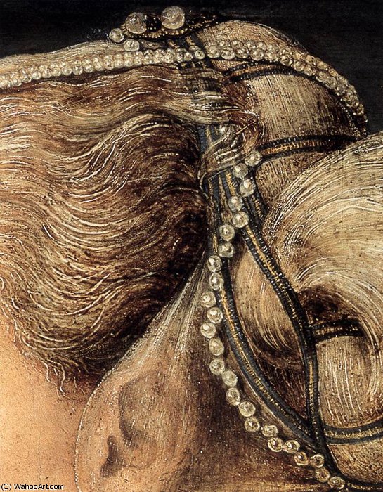 Portrait Of A Girl (detail) — Piero Pollaiuolo