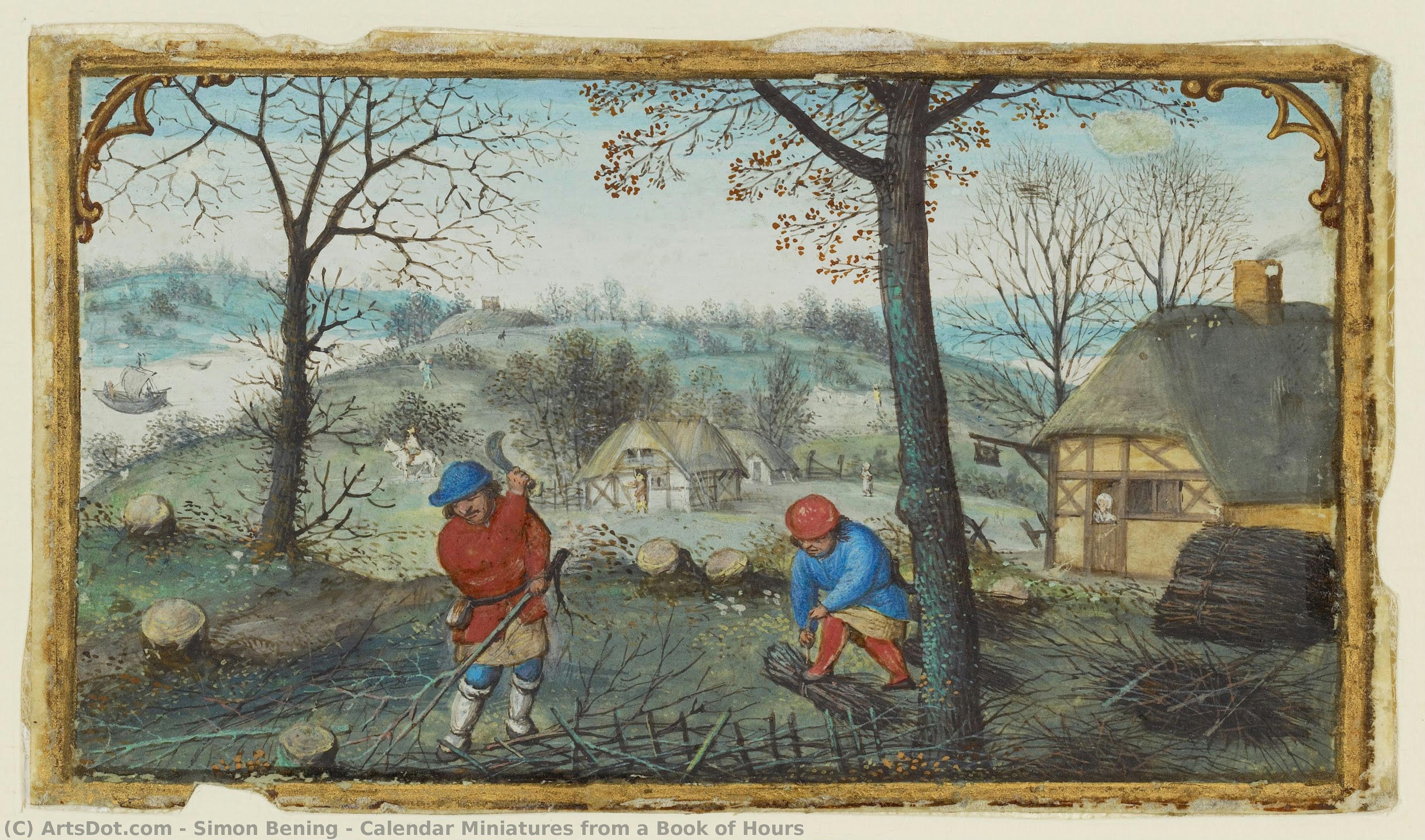 Calendar Miniatures From A Book Of Hours — Simon Bening